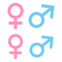 male and female symbols