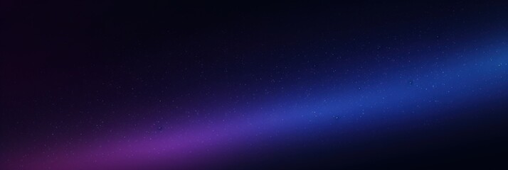 Poster - glowing dark blue and purple gradient background with a starry effect for creative and artistic proj