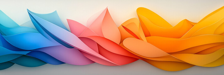 Poster - A lively matrix of glossy geometry, each shape interconnected, creating a layered, dynamic effect,
