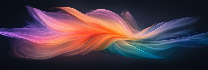 Poster - A dynamic depiction of magnetic fields around a bar magnet, displayed with vibrant field lines,