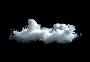 Wall Mural - white smoke on a black background, smoke in the air, a white cloud of vapor from a vape or e-cigaret
