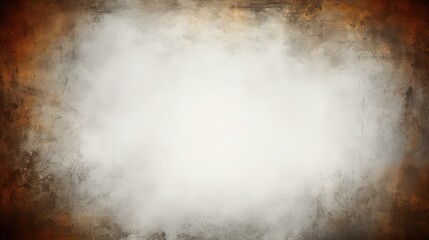 Poster - Subtle Dusty Vignette Texture with Earth Tones and Soft Cloudy Center for Elegant Background Designs or Artistic Expressions