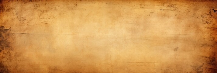 Poster - Vintage Wide Background Textured Paper with Old Yellowish Tone and Subtle Grunge Effect Ideal for Creativity and Design Projects
