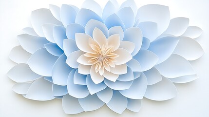 Canvas Print - Stunning blue flower art