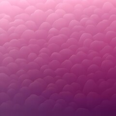 Poster - A visually soothing gradient background featuring soft, fluffy shapes in shades of pink, creating a calming and dreamy atmosphere perfect for design projects.
