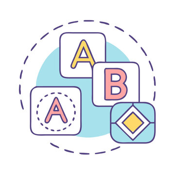 alphabet icon, alphabet vector illustration-simple illustration of alphabet, perfect for alphabet logos and icons