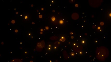 Wall Mural - golden background sparkles glitter stars