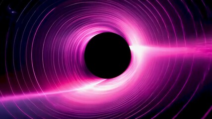 Wall Mural - Exploring the mysteries of a black hole phenomenon