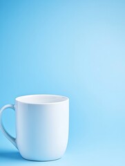 Aufkleber - A sleek minimalist ceramic coffee cup designed for modern aesthetics in a stylish setting.