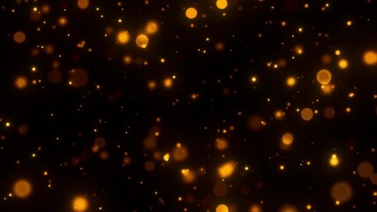 Wall Mural - wedding gold particles dust abstract motion background
