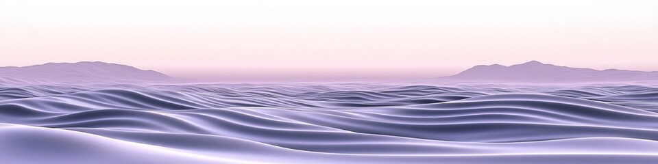 Aufkleber - Abstract Lavender 3D Seamless Design. Abstract Delicate Low Poly Geometric Light Wave Texture,