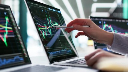 Poster - Stock Market Analyst Business Woman