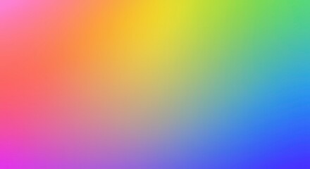 Poster - rainbow gradient: a vibrant and smooth blend of rainbow colors creating a colorful abstract backgrou