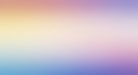 Poster - pastel dream: a soft, dreamy gradient background in pastel shades of pink, purple, yellow, and blue,