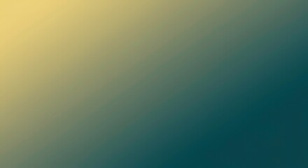 Poster - golden hour gradient: a seamless blend of warm gold transitioning into a cool teal, creating a tranq