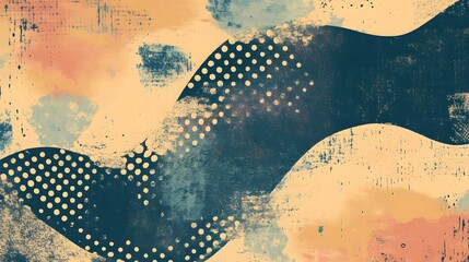 Aufkleber - Dynamic Colorful Abstract Geometric Shapes Background Design