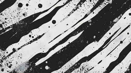 Aufkleber - Energetic Monochrome Splash Texture Abstract Background Design