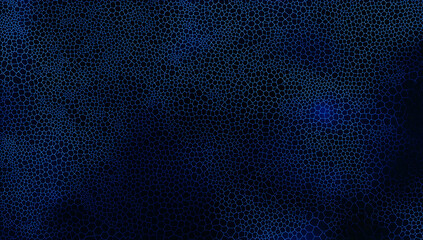 Poster - Blue technology background with a hexagonal pattern