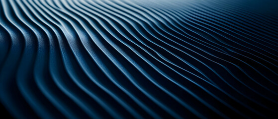 Poster - Blue background with diagonal lines and subtle gradients