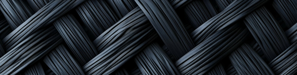 Poster - Black background with a carbon fiber