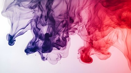 Aufkleber - Mesmerizing Fluid Ink Swirls in Vibrant Color Gradient