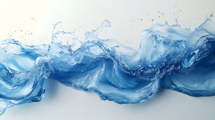 Aufkleber - Dramatic image of powerful crashing ocean waves with dynamic swirling and curling movements creating a striking abstract scene of motion energy and fluidity