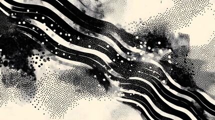 Leinwandbilder - Ethereal Cosmic Swirls of Glowing Energy and Radiant Nebula