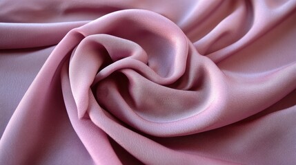 Poster - A soft pink silk fabric with realistic folds and subtle highlights. Elegant and feminine.