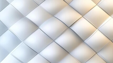 Poster - Luxury 3D diamond shapes with smooth gradients and a soft grain mesh texture. Premium abstract background. -
