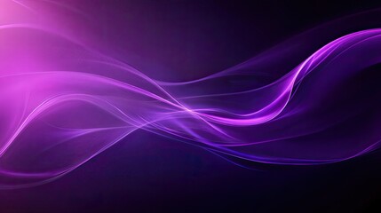 Poster - Royal purple satin with soft draping and a deep rich texture. Premium abstract background.