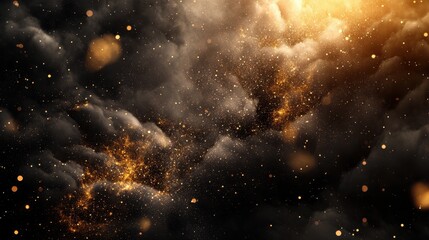 Poster - Atmospheric Abstract Background with Grain Effect and Dramatic Lighting for Film and Video Production