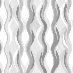 Poster - Abstract monochrome waves in varying gray shades create a flowing dynamic pattern
