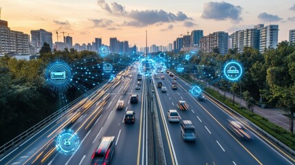 Poster - Concepts of communication networks and smart cities digital change