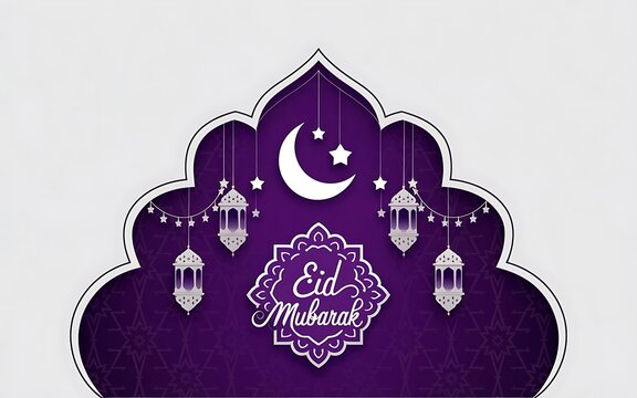 Eid mubarak islamic greetings background Elegance Islamic Celebration Card