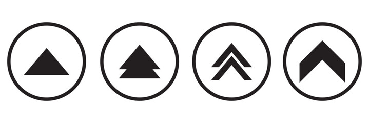 Aufkleber - swipe up icon set. up arrow button symbol. swipe up icons for social media stories. scroll pictogram