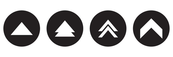Aufkleber - swipe up icon set. up arrow button symbol. swipe up icons for social media stories. scroll pictogram