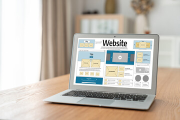 Website design software provide snugly template for online retail business and e-commerce