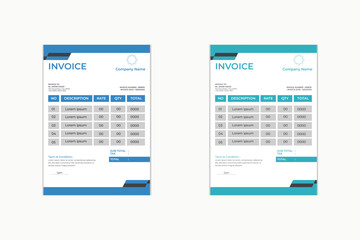 invoice layout design