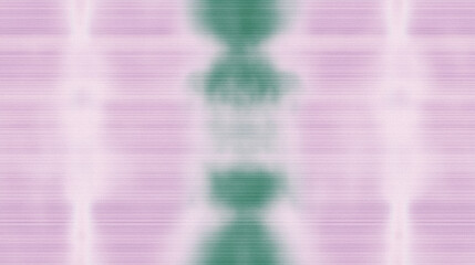 Fototapete - Abstract blurred green and pink pattern with vertical lines and symmetrical design