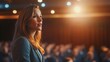 © Ava - Businesswoman Speaks at Seminar, Shares Knowledge and Expertise