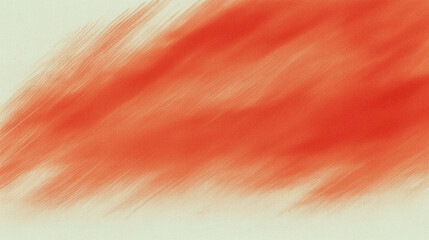 Fototapete - Abstract red brushstroke texture on light background for modern design concepts