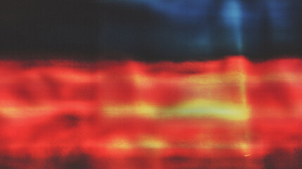 Poster - Abstract vibrant blur with red and blue colors creating a dynamic and colorful visual effect