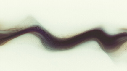 Poster - Abstract waveform art in earth tones: serene curves and fluid movement