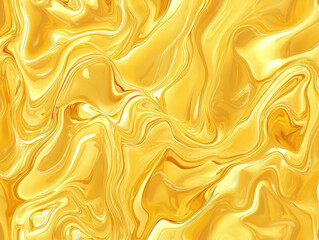 Aufkleber - vibrant abstract pattern with swirling mustard yellow and gold textures creates fluid and dynamic visual effect. seamless design is ideal for backgrounds or artistic projects