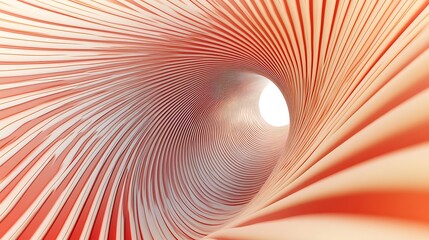 Wall Mural - A pattern of lines bending inward, giving the illusion of a rotating funnel.