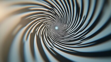 Wall Mural - A swirling spiral illusion where the pattern seems to expand as it moves across the screen.