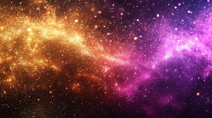 Wall Mural - Colorful space nebula swirling in cosmic dust clouds