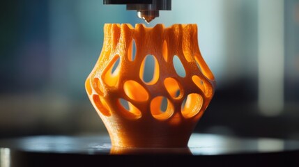 Poster - A high-speed additive manufacturing process optimizing production efficiency.
