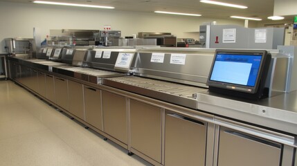 Poster - A Six Sigma quality control station integrated into a lean factory.