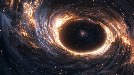 Wall Mural - Cosmic vortex, swirling nebulae, stellar event, interstellar space, background of space exploration,  scientific